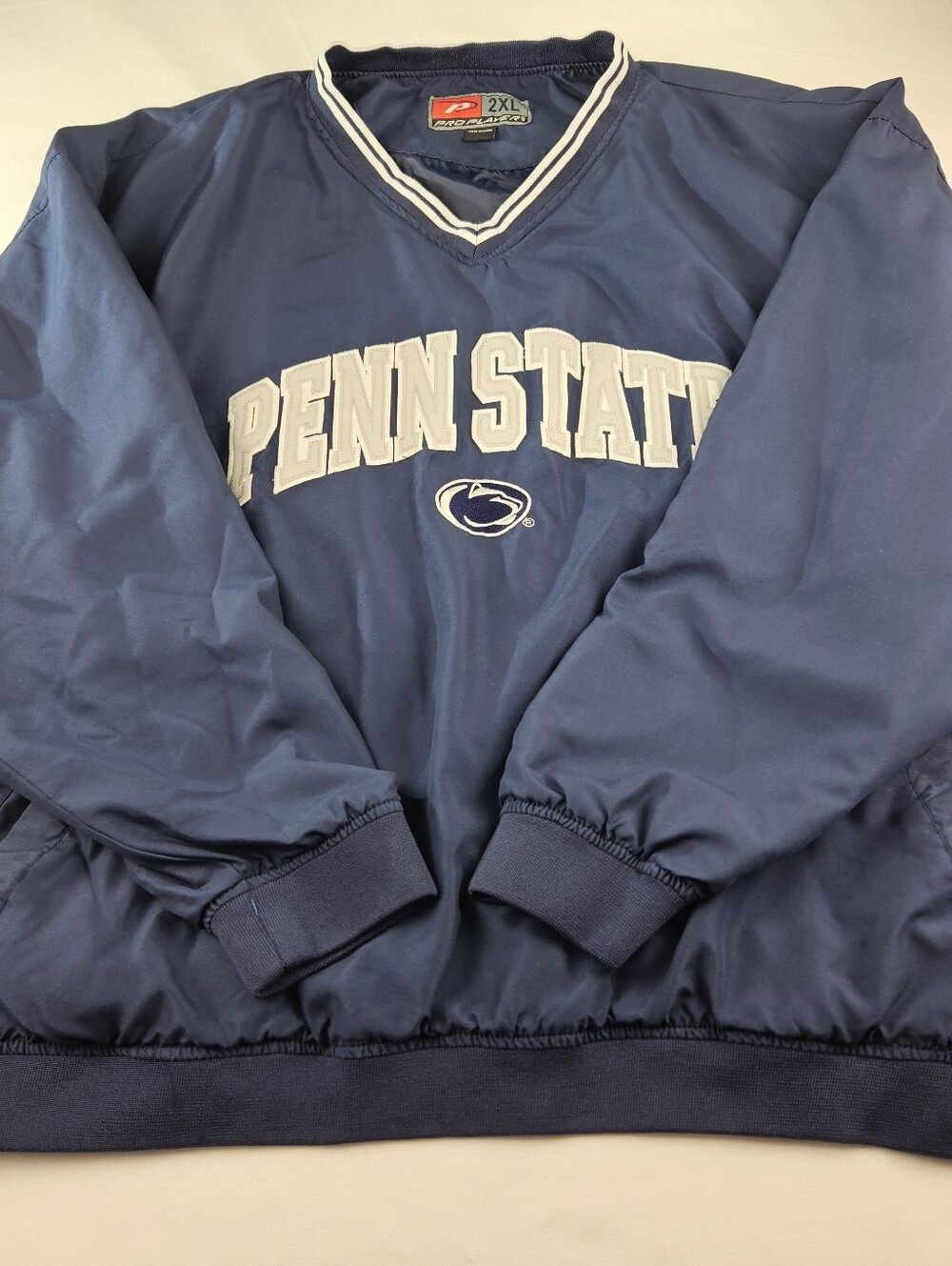 Vintage Penn State Nittany Lions Jacket Pro Player Windbreaker 90s Men's 2XL